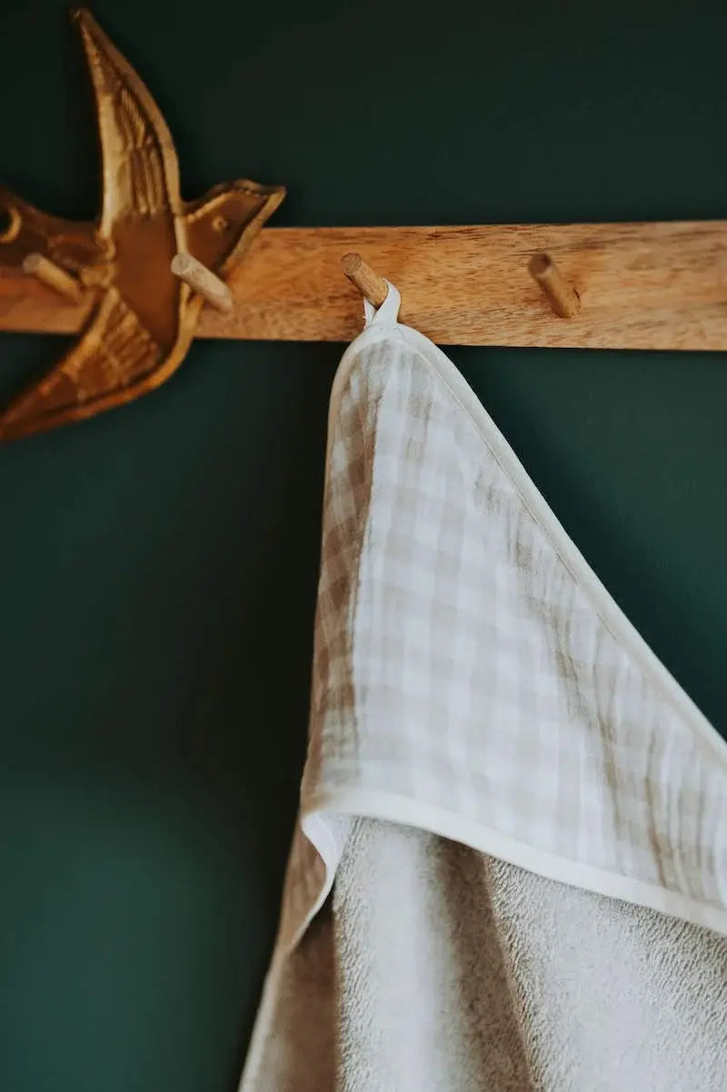 Cape de bain vichy galet