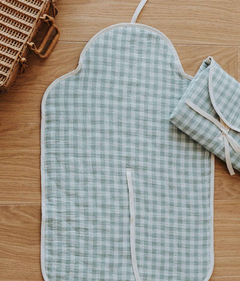 Tapis à langer imperméable vert