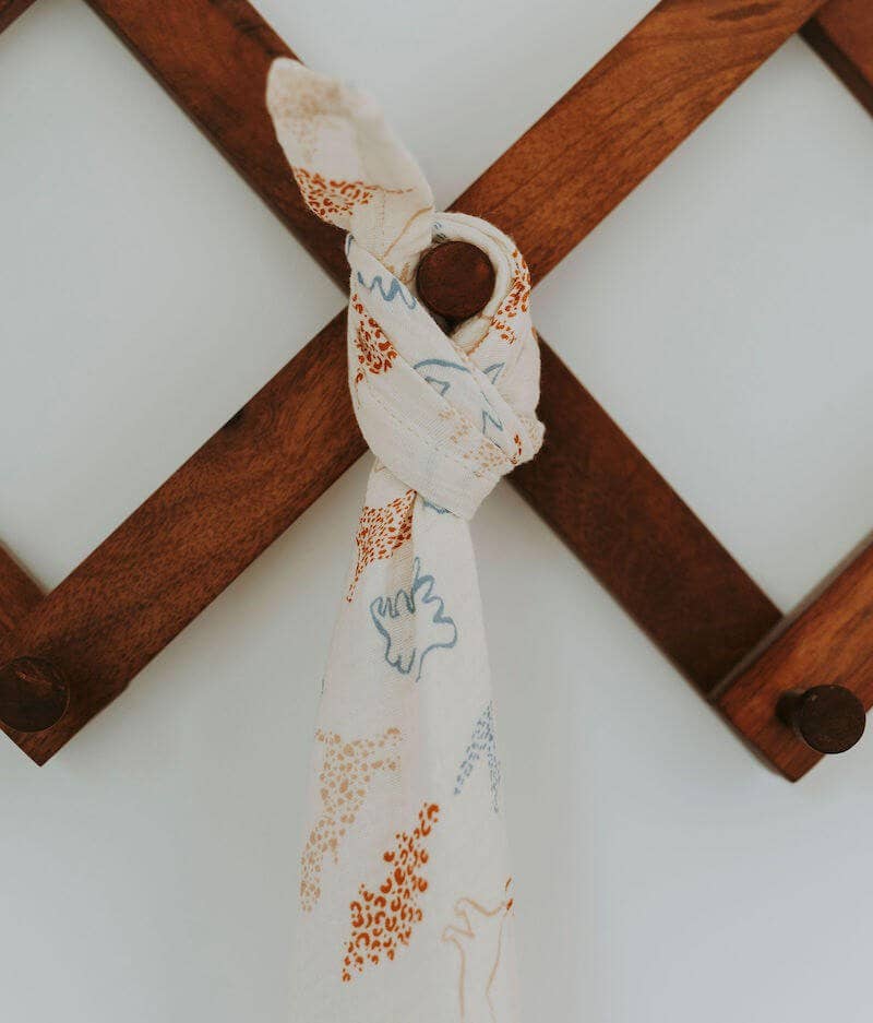 Lange écru à motifs dinosaure