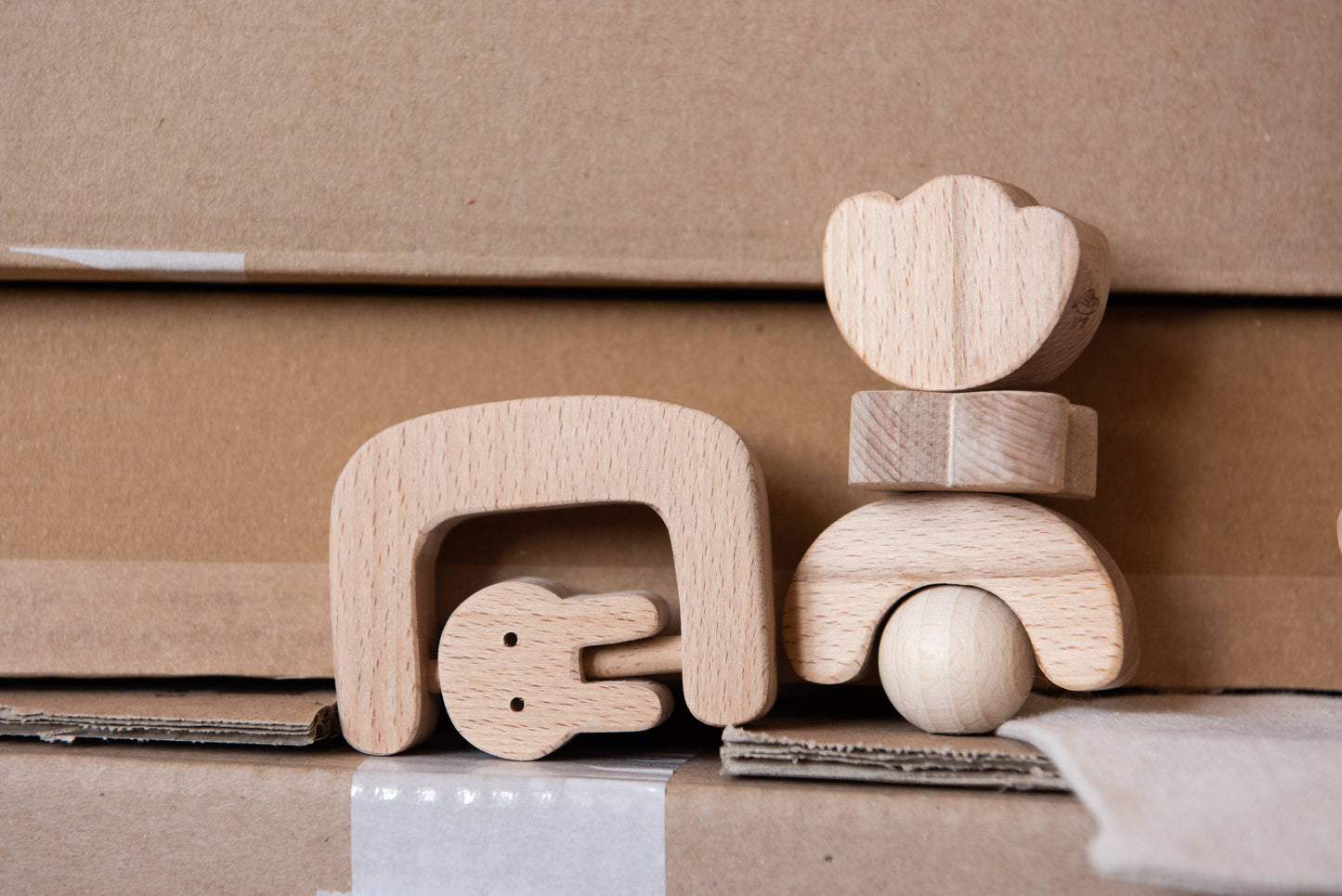 KMR Childwood - Hochet en bois HOCHET LAPIN