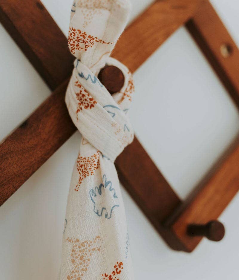 Lange écru à motifs dinosaure