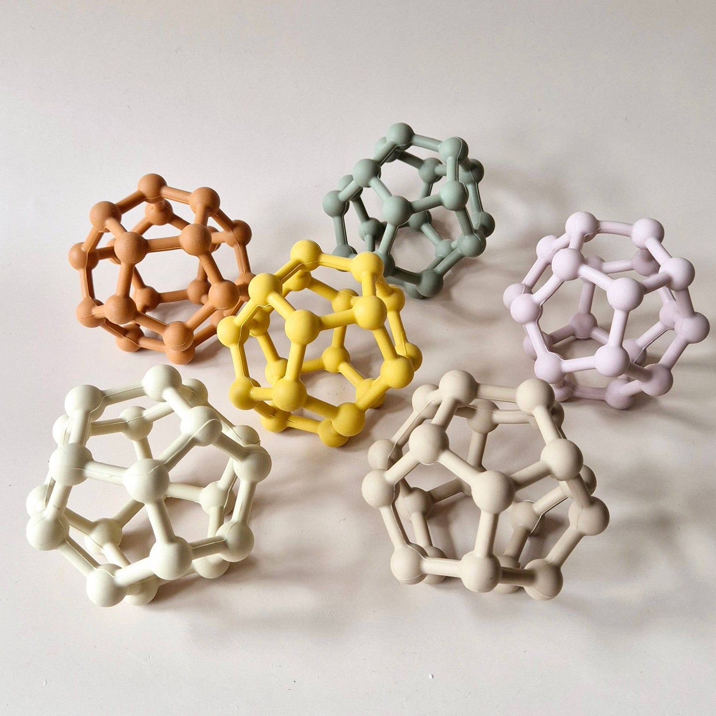 Balle motrice flexible en silicone avec bulles