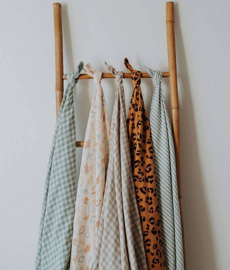 Lange écru à motifs dinosaure