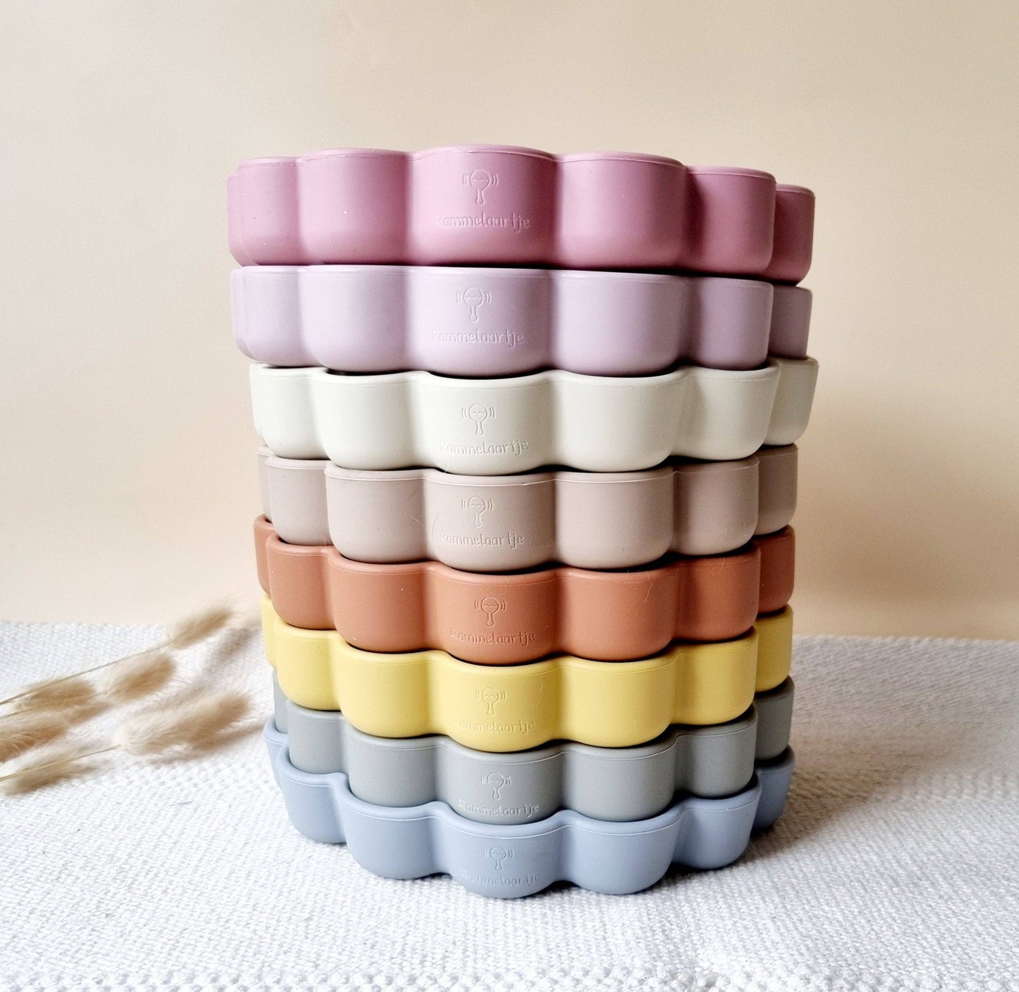 Rammelaartje - Assiette en silicone avec ventouse Lion - Sand