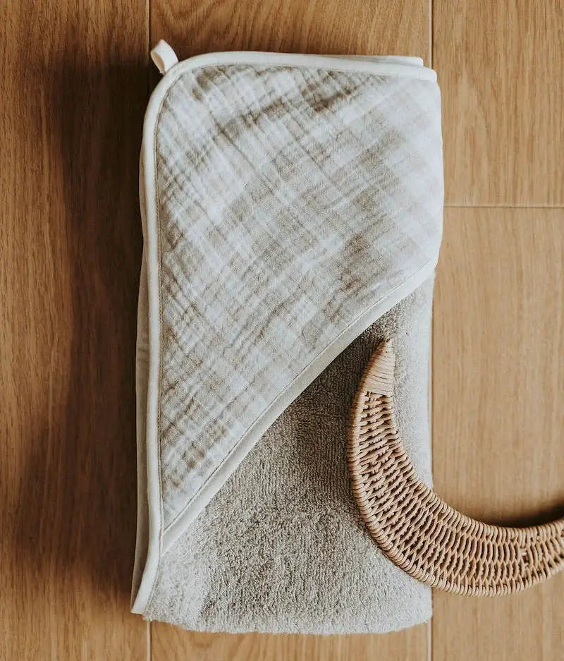 Cape de bain vichy galet