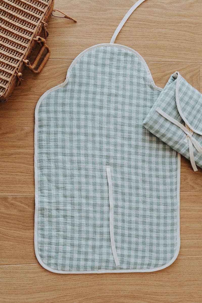 Tapis à langer imperméable vert